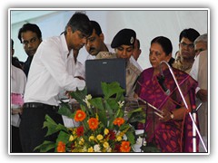 With Anandi Patel (Ex- CM)